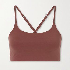 Girlfriend Collective Juliet Bra - Fig - size M